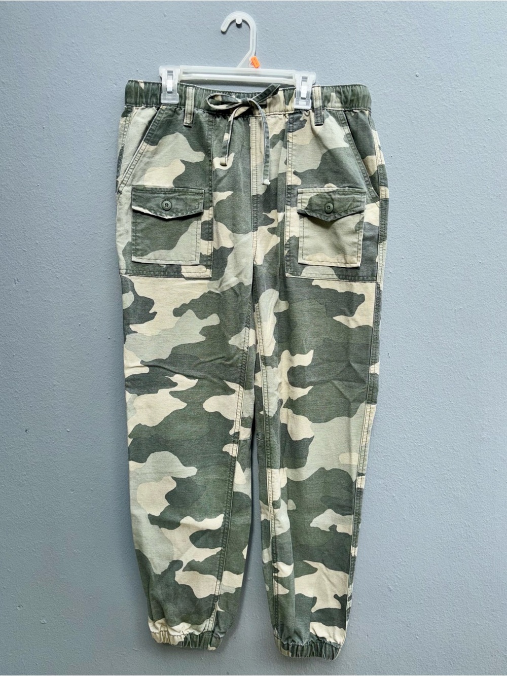 aerie Green Camo Utility Joggers